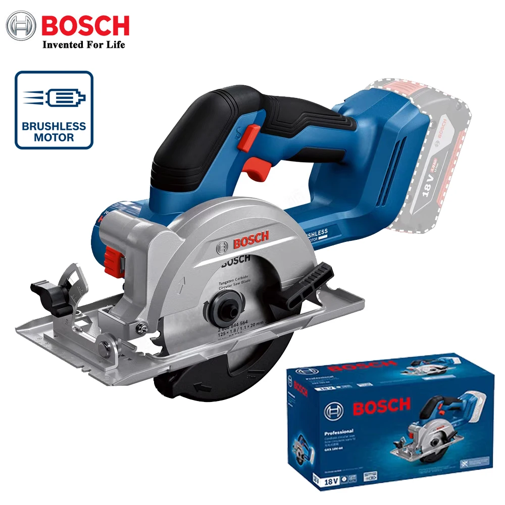 Woodworking Saw - ボッシュコードレス丸鋸GKS18V-44木工用家庭用125MMブラシレス18Vリチウムバッテリー木材切断機電動工具