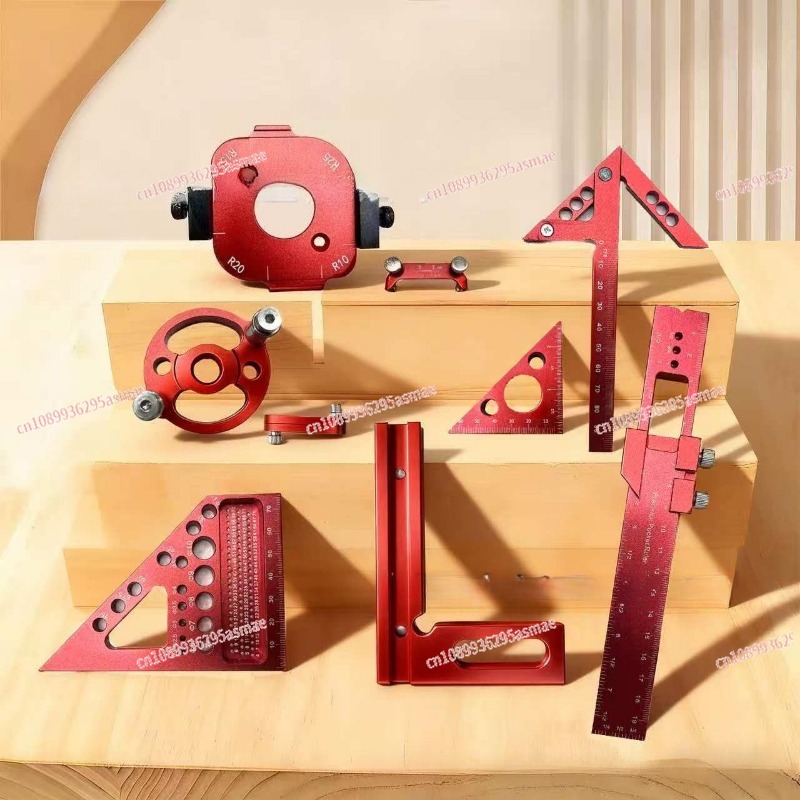 Woodworking Plans - 木工測定ツールキット（収納ケース付き）-ボード接合レイアウト計画補助セット