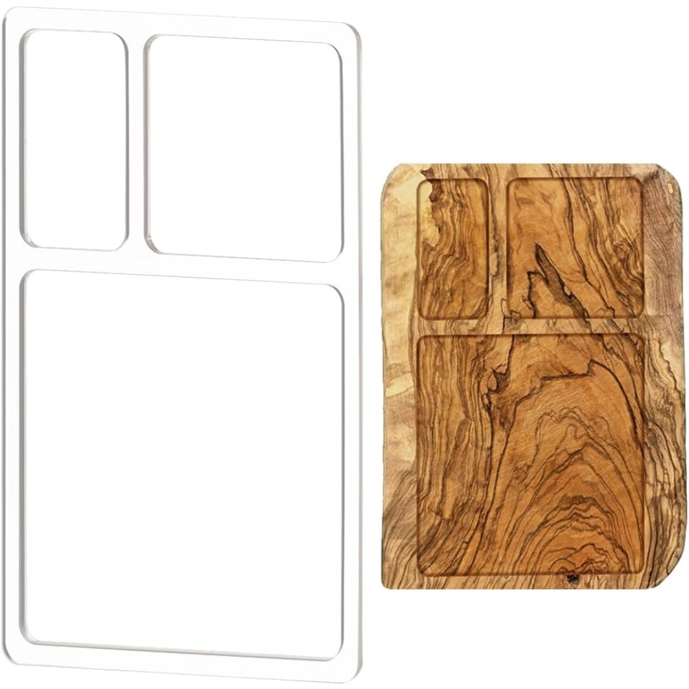Woodworking Templates - 3 ポケット バレット トレイ ルーター テンプレート