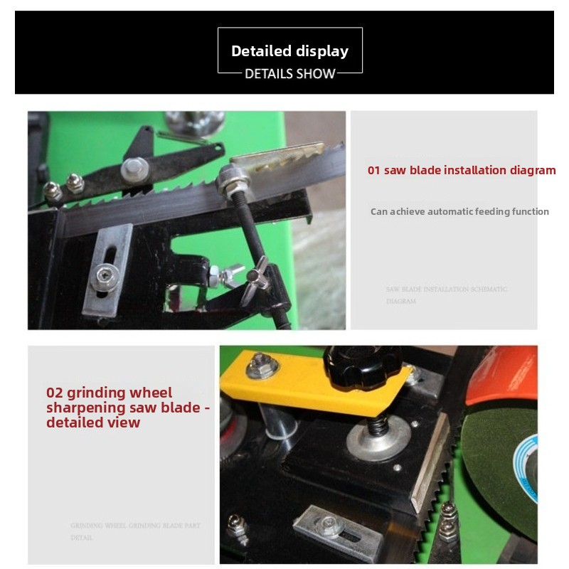 帯鋸刃研磨機 定速/速度調整 MF1107 自動帯鋸刃研磨機 - Band Saw Blade のレビューと価格