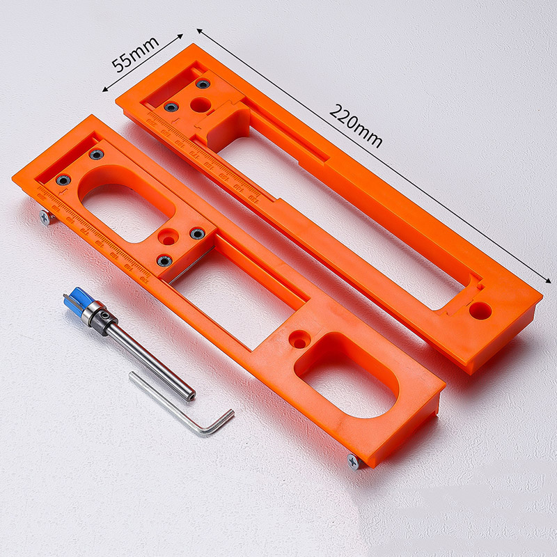 1Pc ヒンジほぞテンプレート目に見えないヒンジルーターガイ - Woodworking Templates のレビューと価格