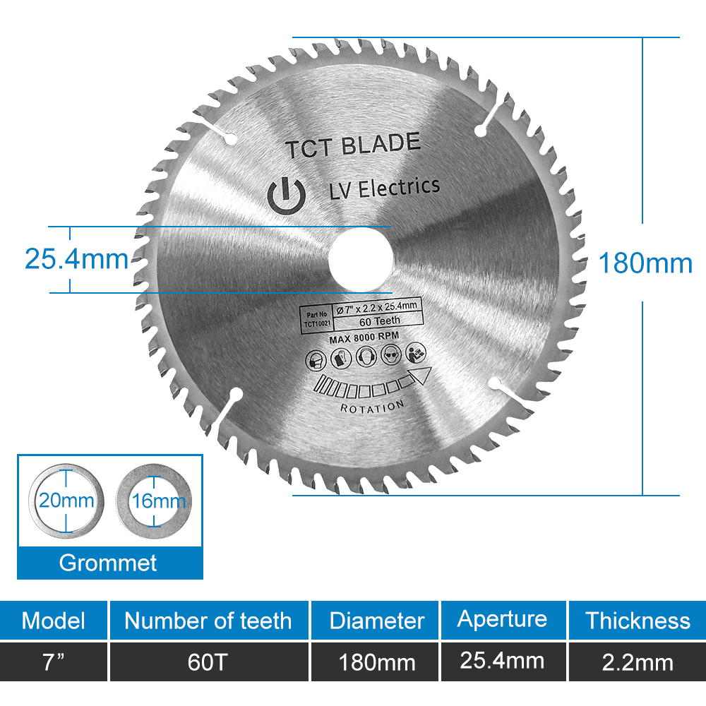 Kamolee-電気丸鋸刃、7インチ、180mm、25.4m - Band Saw Blade のレビューと価格