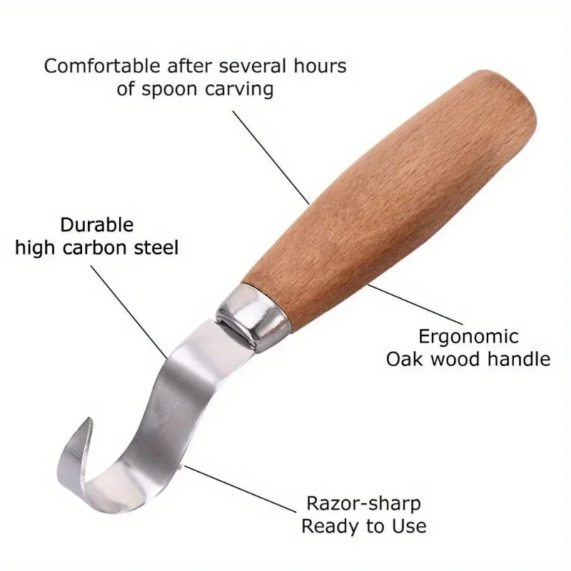 木彫りナイフ チゼルフックナイフ 彫刻ツール 人間工学に基づ - Woodworking Knives のレビューと価格