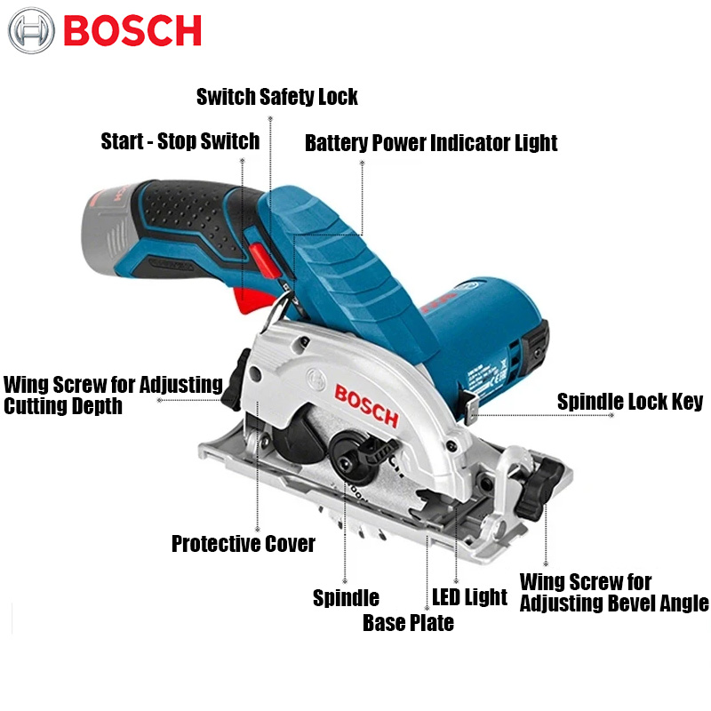 ボッシュ GKS 12V-LI 電動丸ノコ プロフェッショナ - Woodworking Saw のレビューと価格