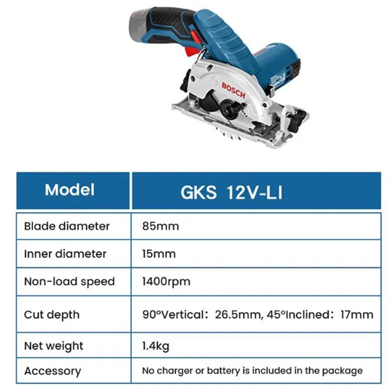 ボッシュ GKS 12V-LI 電動丸ノコ プロフェッショナ - Woodworking Saw のレビューと価格