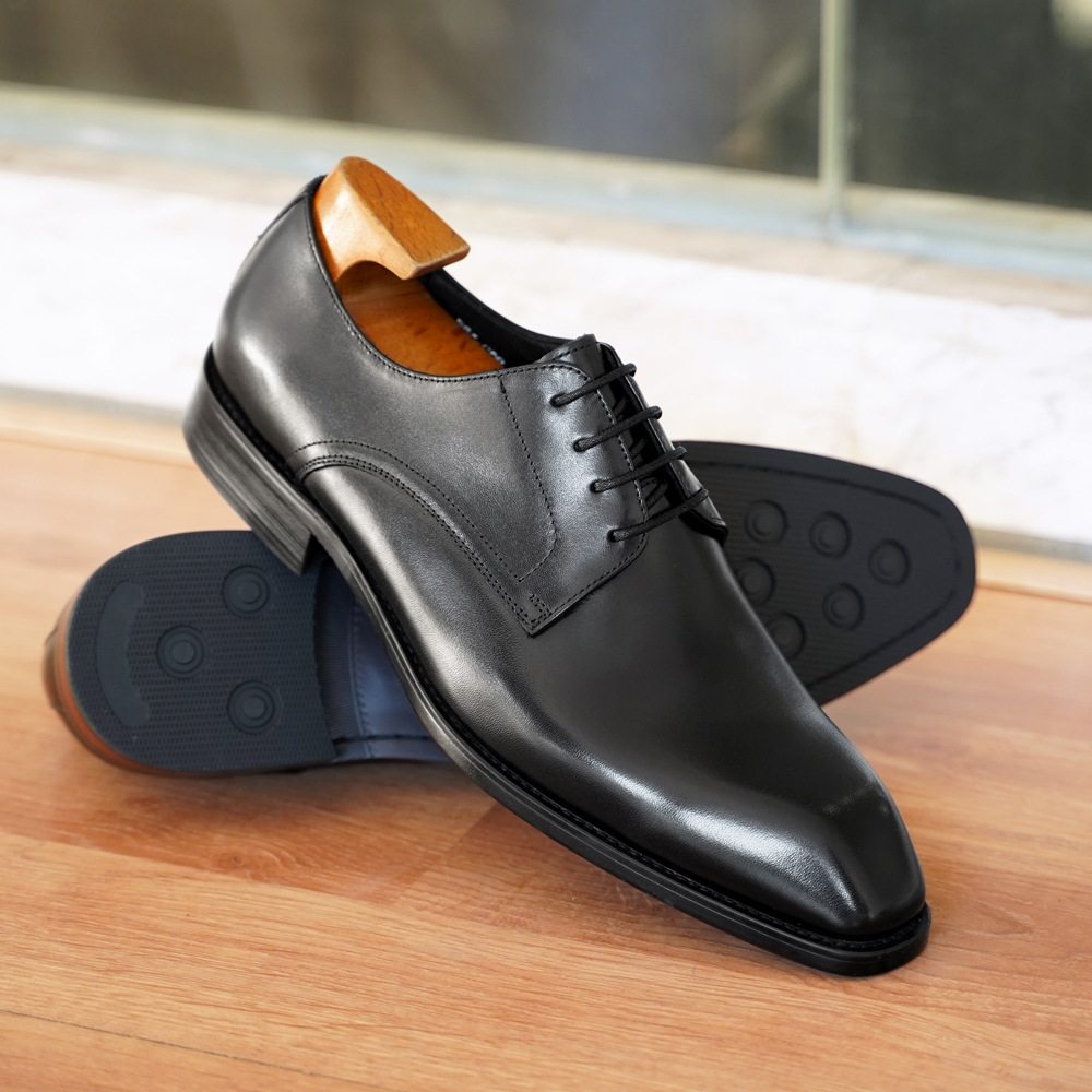 メンズビジネスカジュアルシューズ、ヴィンテージ風木目調スクエ - Woodworking Shoes のレビューと価格